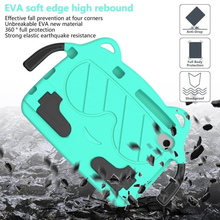 For Huawei MediaPad M5 Lite 8.0 Ice Baby EVA Shockproof Hard PC Tablet Case(Mint Green+Black)