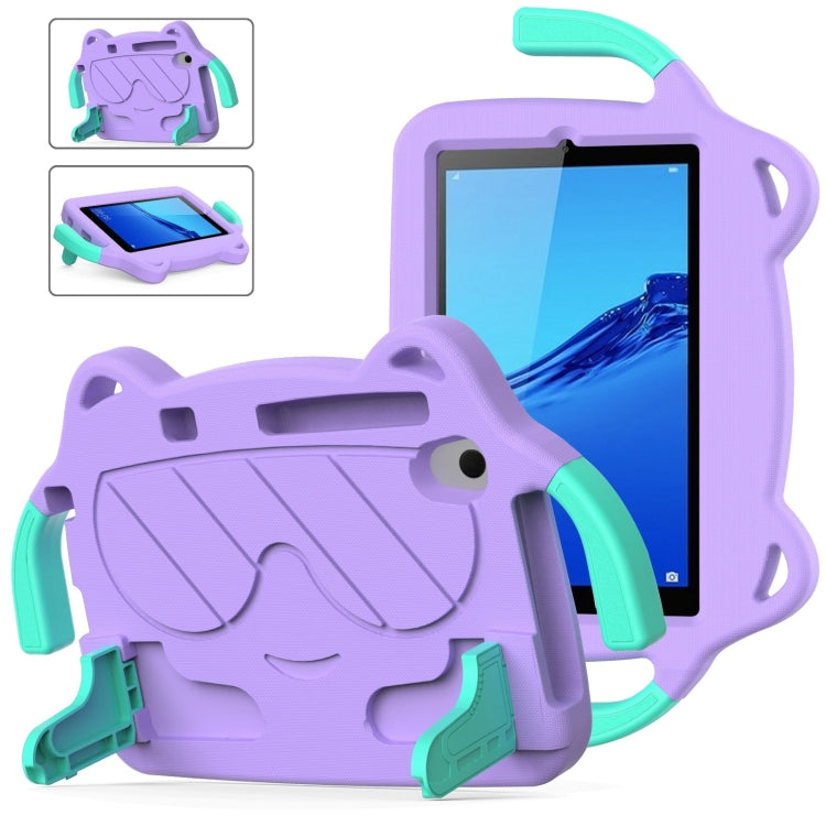 For Huawei MediaPad M5 Lite 8.0 Ice Baby EVA Shockproof Hard PC Tablet Case(Light Purple+Mint Green) - Huawei by PMC TechLife | Online Shopping South Africa | PMC TechLife | Buy Now Pay Later Mobicred