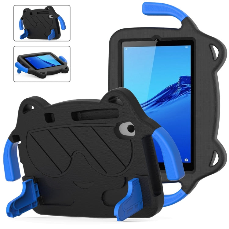 For Huawei MediaPad M5 Lite 8.0 Ice Baby EVA Shockproof Hard PC Tablet Case(Black+Blue) - Huawei by PMC TechLife | Online Shopping South Africa | PMC TechLife | Buy Now Pay Later Mobicred