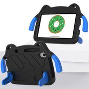 For Huawei MediaPad M5 Lite 8.0 Ice Baby EVA Shockproof Hard PC Tablet Case(Black+Blue)