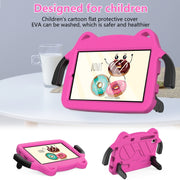 For Huawei MediaPad M6 8.4 2019/2020 Ice Baby EVA Shockproof Hard PC Tablet Case(Rose Red+Black)