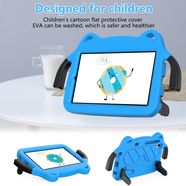 For Huawei MediaPad M6 8.4 2019/2020 Ice Baby EVA Shockproof Hard PC Tablet Case(Black+Blue)