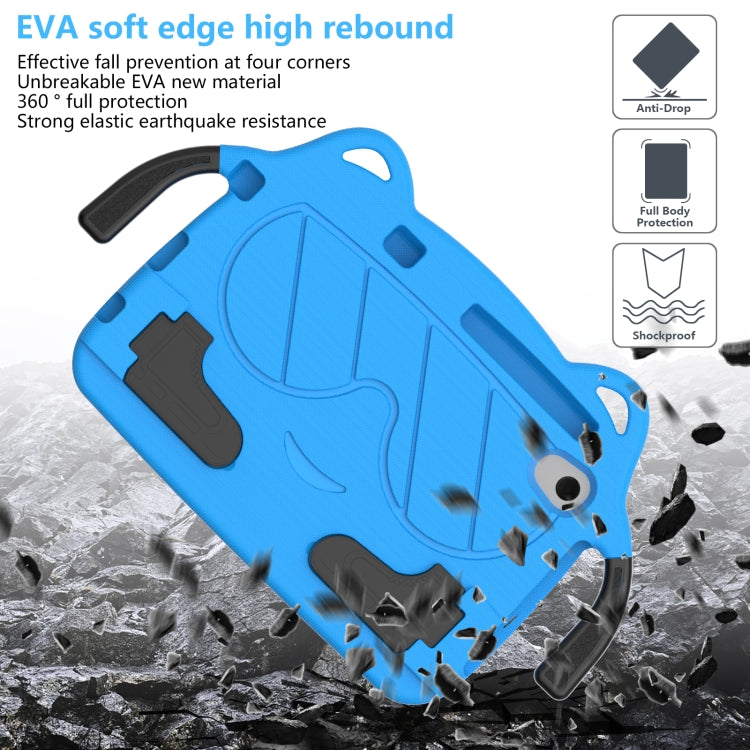For Huawei MediaPad M6 8.4 2019/2020 Ice Baby EVA Shockproof Hard PC Tablet Case(Black+Blue)