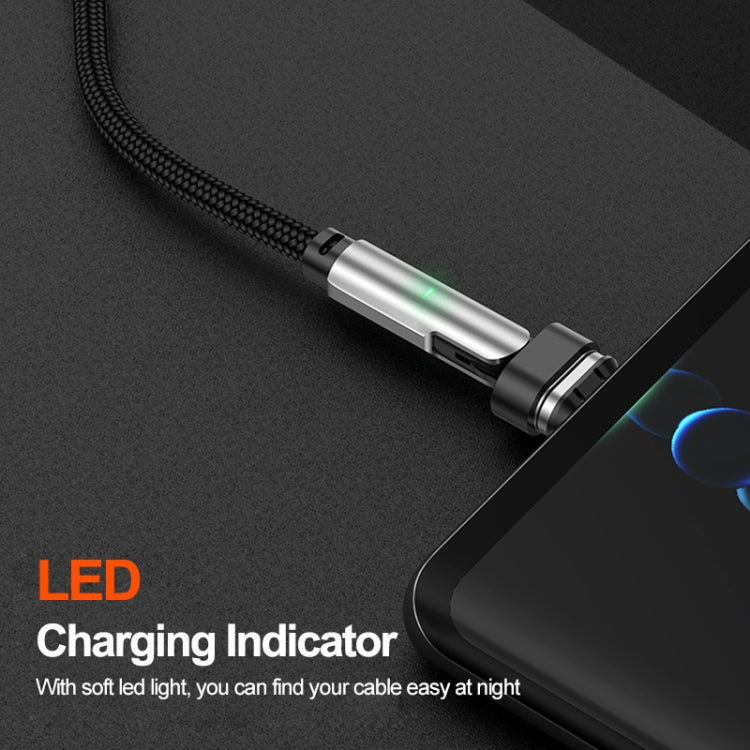 ENKAY 2 in 1 PD 100W / 27W 180 Degrees Rotation Magnetic Type-C / 8 Pin Fast Charging Data Cable with LED Light, Length:1m - free shipping - PMC Jewellery - Order now!