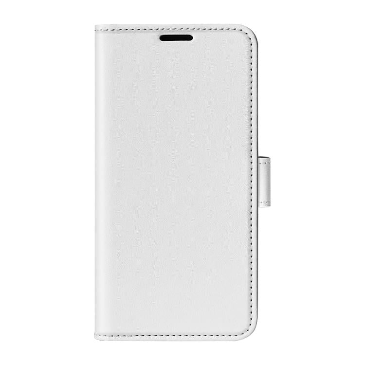 For iPhone 16e R64 Texture Horizontal Flip Leather Phone Case(White) - iPhone 16e Cases by PMC TechLife | Online Shopping South Africa | PMC TechLife | Buy Now Pay Later Mobicred