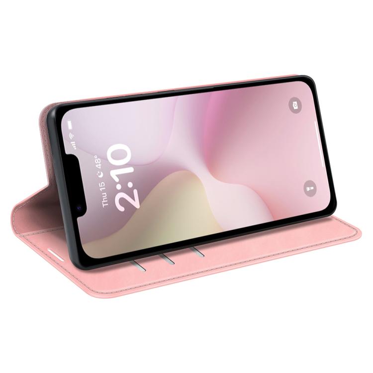 For iPhone 16e Retro-skin Magnetic Suction Leather Phone Case(Pink) - free shipping - PMC TechLife - Order now!