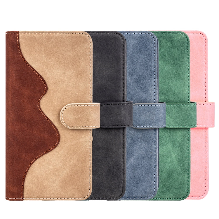 For iPhone 16 Pro Stitching Horizontal Flip Leather Phone Case(Black) - iPhone 16 Pro Cases by PMC TechLife | Online Shopping South Africa | PMC TechLife | Buy Now Pay Later Mobicred