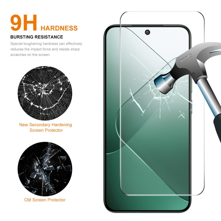 For Xiaomi 14 10pcs ENKAY Hat-Prince 0.26mm 9H 2.5D High Aluminum-silicon Tempered Glass Film - free shipping - PMC Jewellery - Order now!