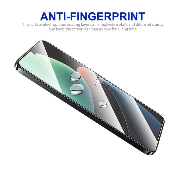For Xiaomi 14 5pcs ENKAY Hat-Prince Full Glue High Aluminum-silicon Tempered Glass Film