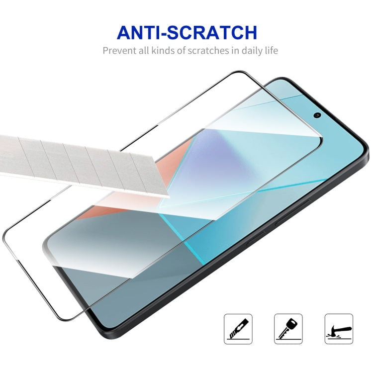 For Redmi Note 13 / Note 13 Pro 10pcs ENKAY Hat-Prince Full Glue High Aluminum-silicon Tempered Glass Film -  by ENKAY | Online Shopping South Africa | PMC TechLife | Buy Now Pay Later Mobicred