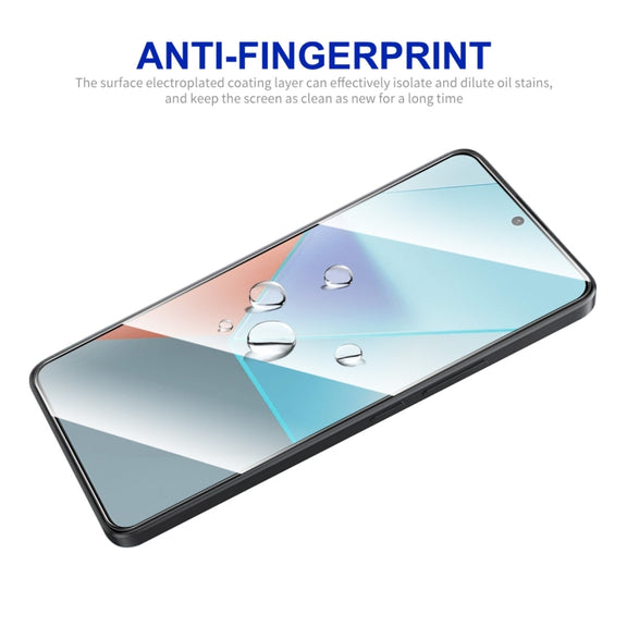 For Redmi Note 13 / Note 13 Pro 10pcs ENKAY Hat-Prince Full Glue High Aluminum-silicon Tempered Glass Film
