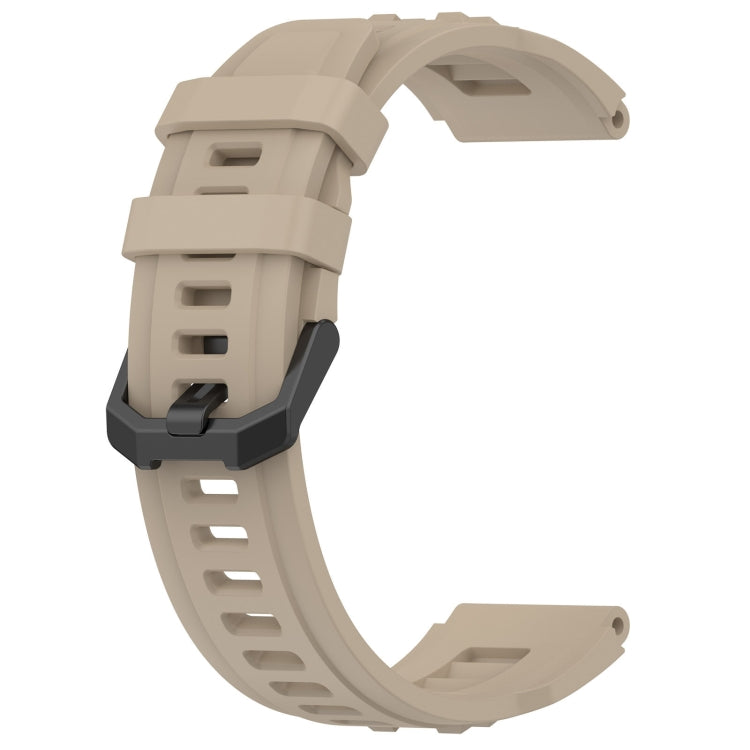 For Amazfit T-Rex Ultra Silicone Sports Watch Band(Desert Yellow) - Watch Bands by PMC TechLife | Online Shopping South Africa | PMC TechLife