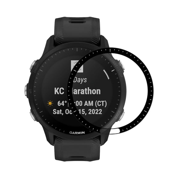 For Garmin Forerunner 955 / 955 Solar ENKAY 3D Full Coverage Soft PC Edge PMMA HD Screen Protector Film