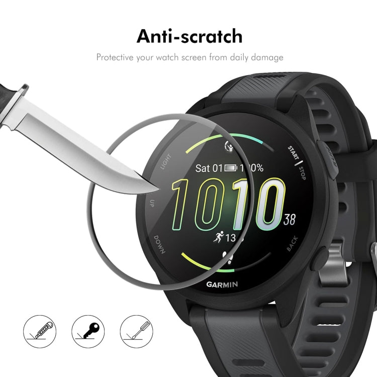 For Garmin Forerunner 165 / 165 Music ENKAY 3D Full Coverage Soft PC Edge PMMA HD Screen Protector Film