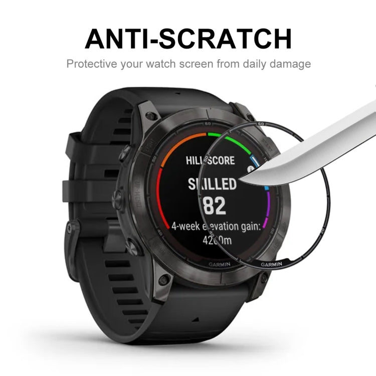For Garmin Fenix 7 Pro 2pcs ENKAY 3D Full Coverage Soft PC Edge PMMA HD Screen Protector Film - free shipping - PMC TechLife - Order now!