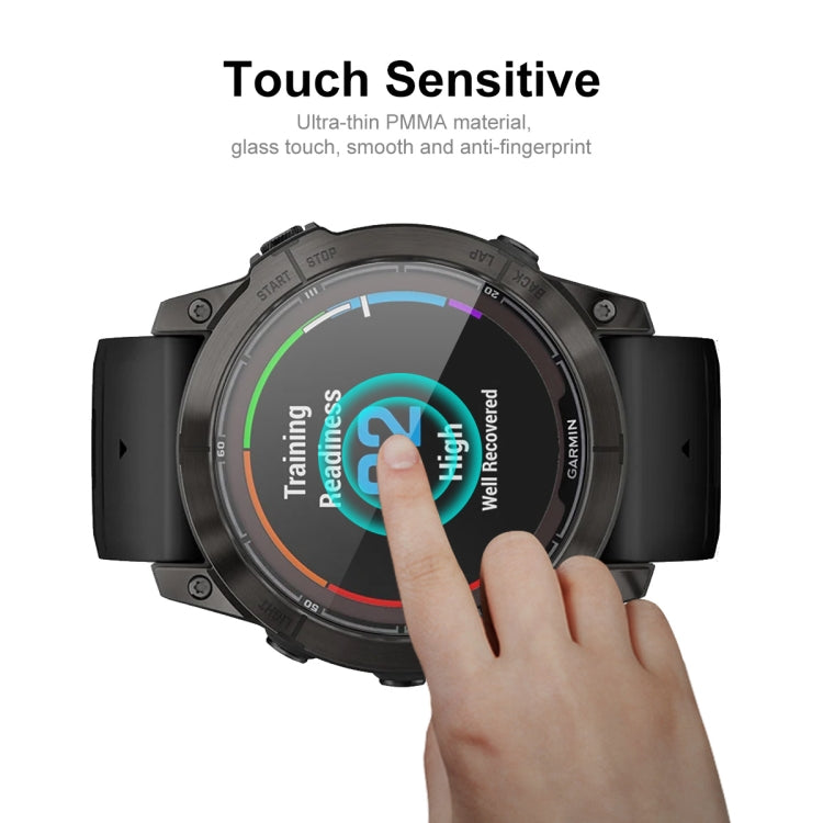 For Garmin Fenix 7X Pro 2pcs ENKAY 3D Full Coverage Soft PC Edge PMMA HD Screen Protector Film - free shipping - PMC TechLife - Order now!