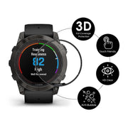 For Garmin Fenix 7S Pro 2pcs ENKAY 3D Full Coverage Soft PC Edge PMMA HD Screen Protector Film