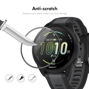 For Garmin Forerunner 165 / 165 Music 2pcs ENKAY 3D Full Coverage Soft PC Edge PMMA HD Screen Protector Film