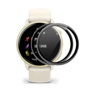 For Garmin vivoactive 6 2pcs ENKAY 3D Full Coverage Soft PC Edge PMMA HD Screen Protector Film