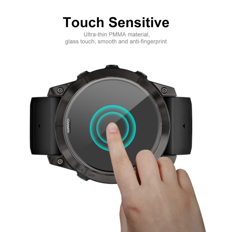 For Garmin Epix Pro Gen 2 47mm 5pcs ENKAY 3D Full Coverage Soft PC Edge PMMA HD Screen Protector Film - Screen Protector by ENKAY | Online Shopping South Africa | PMC TechLife | Buy Now Pay Later Mobicred