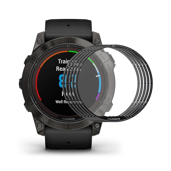 For Garmin Fenix 7 Pro 5pcs ENKAY 3D Full Coverage Soft PC Edge PMMA HD Screen Protector Film