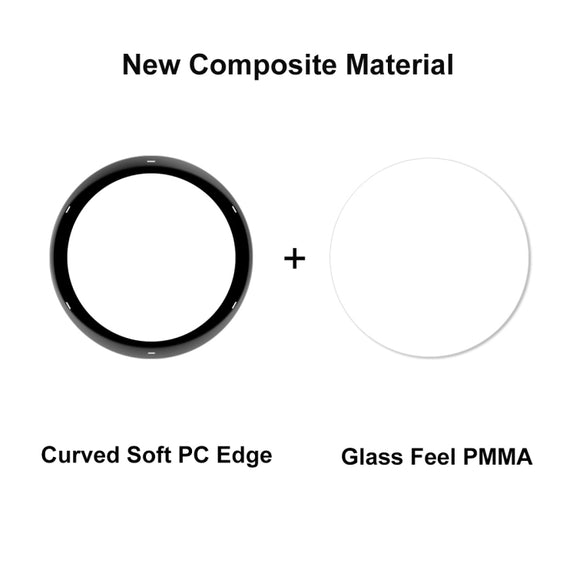 For Garmin Active 5 5pcs ENKAY 3D Full Coverage Soft PC Edge PMMA HD Screen Protector Film