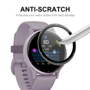 For Garmin Active 5 5pcs ENKAY 3D Full Coverage Soft PC Edge PMMA HD Screen Protector Film