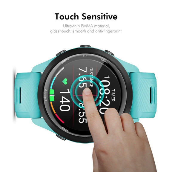 For Garmin Forerunner 265 5pcs ENKAY 3D Full Coverage Soft PC Edge PMMA HD Screen Protector Film