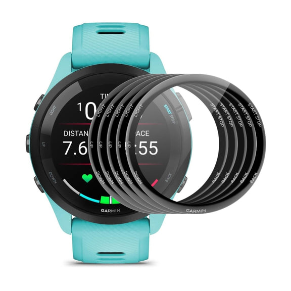 For Garmin Forerunner 265S 5pcs ENKAY 3D Full Coverage Soft PC Edge PMMA HD Screen Protector Film