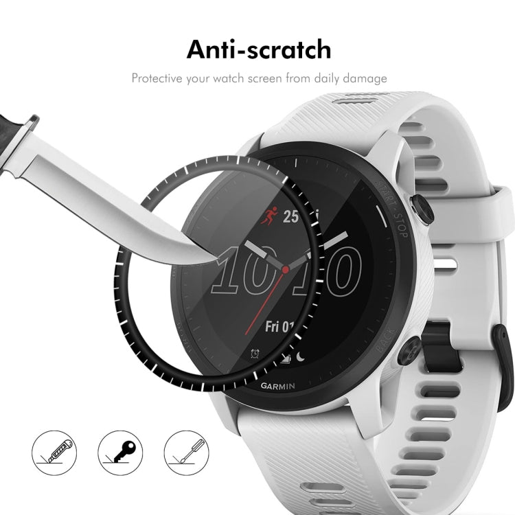 For Garmin Forerunner 945 5pcs ENKAY 3D Full Coverage Soft PC Edge PMMA HD Screen Protector Film - free shipping - PMC TechLife - Order now!