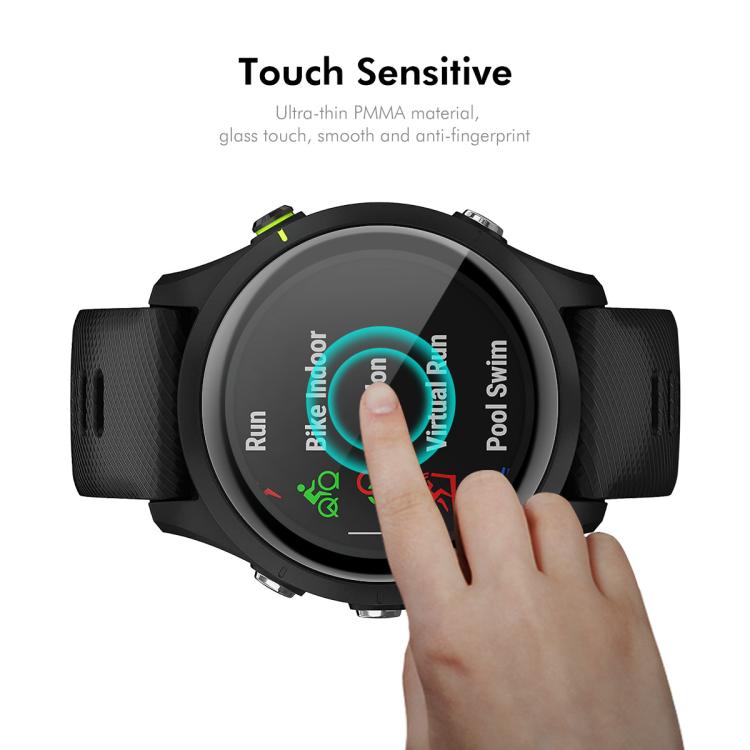 For Garmin vivoactive 6 5pcs ENKAY 3D Full Coverage Soft PC Edge PMMA HD Screen Protector Film