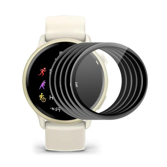 For Garmin vivoactive 6 5pcs ENKAY 3D Full Coverage Soft PC Edge PMMA HD Screen Protector Film