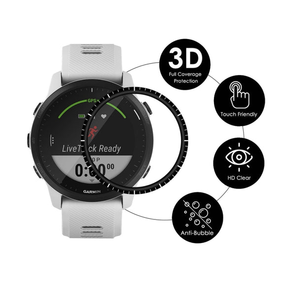 For Garmin Forerunner 945 10pcs ENKAY 3D Full Coverage Soft PC Edge PMMA HD Screen Protector Film
