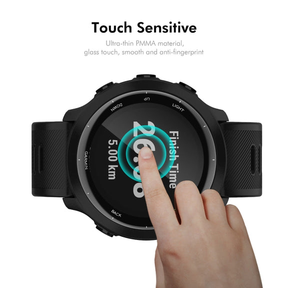 For Garmin Forerunner 158 10pcs ENKAY 3D Full Coverage Soft PC Edge PMMA HD Screen Protector Film