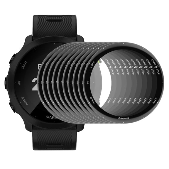For Garmin Forerunner 158 10pcs ENKAY 3D Full Coverage Soft PC Edge PMMA HD Screen Protector Film