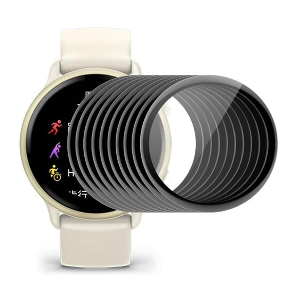 For Garmin vivoactive 6 10pcs ENKAY 3D Full Coverage Soft PC Edge PMMA HD Screen Protector Film
