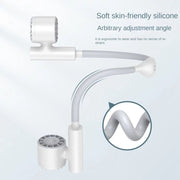 Long Life Twin-head Turbine Bladeless Neck Lazy Sports Fan(White)