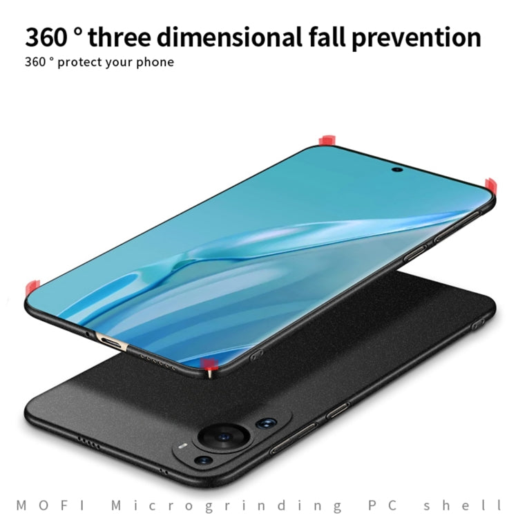For Huawei P60 Art MOFI Fandun Series Frosted PC Ultra-thin All-inclusive Phone Case(Red) - Huawei Cases by MOFI | Online Shopping South Africa | PMC TechLife | Buy Now Pay Later Mobicred