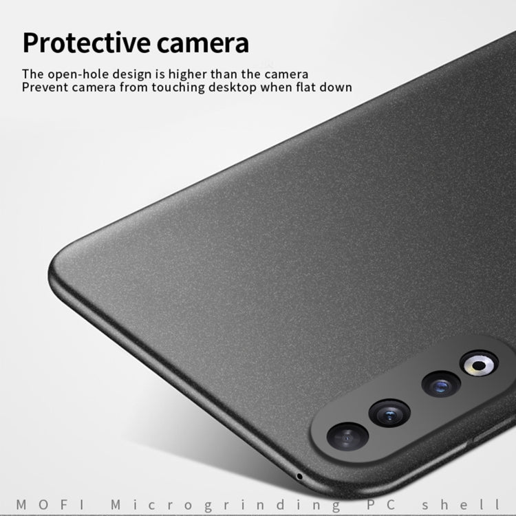 For Honor 90 MOFI Fandun Series Frosted PC Ultra-thin All-inclusive Phone Case(Black)