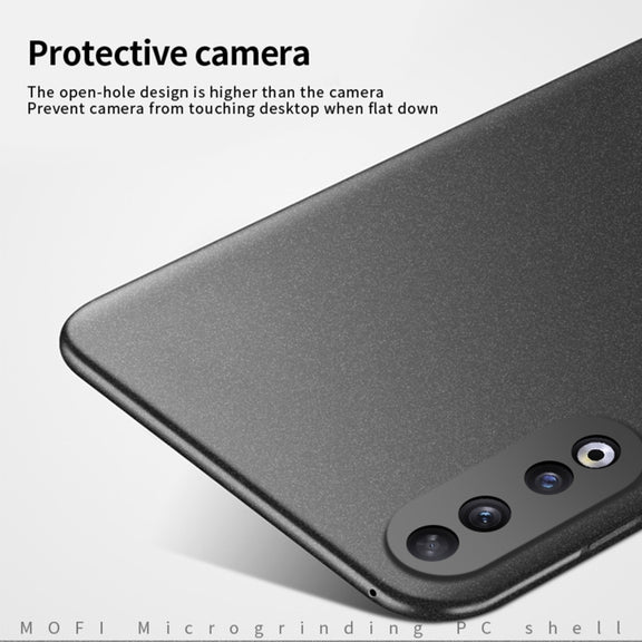 For Honor 90 MOFI Fandun Series Frosted PC Ultra-thin All-inclusive Phone Case(Blue)