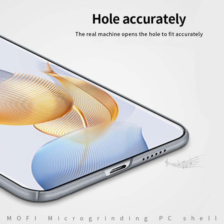 For Honor 90 MOFI Fandun Series Frosted PC Ultra-thin All-inclusive Phone Case(Gray) - Honor Cases by MOFI | Online Shopping South Africa | PMC TechLife