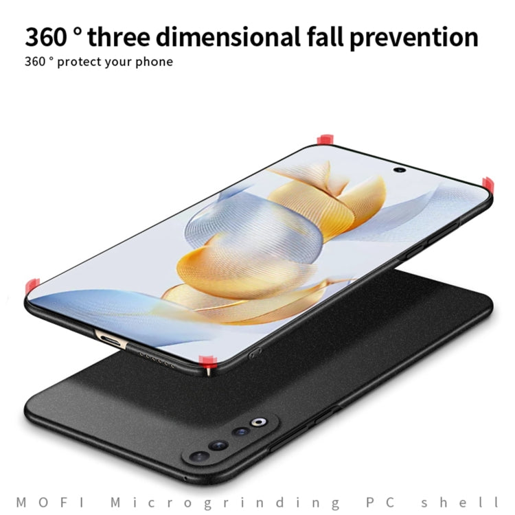 For Honor 90 MOFI Fandun Series Frosted PC Ultra-thin All-inclusive Phone Case(Red) - Honor Cases by MOFI | Online Shopping South Africa | PMC TechLife | Buy Now Pay Later Mobicred