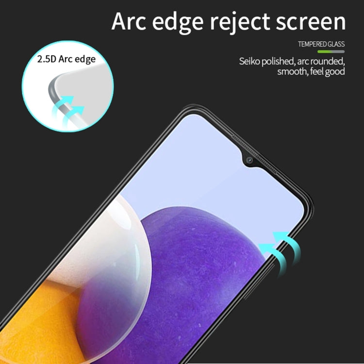 For Samsung Galaxy A25 5G MOFI 9H 2.5D Full Screen Tempered Glass Film(Black) - Galaxy Tempered Glass by MOFI | Online Shopping South Africa | PMC TechLife | Buy Now Pay Later Mobicred