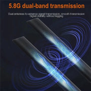 009 200m HD Video Transmitter Receiver WIFI 5.8 Wireless Display Dongle Adapter(US Plug)