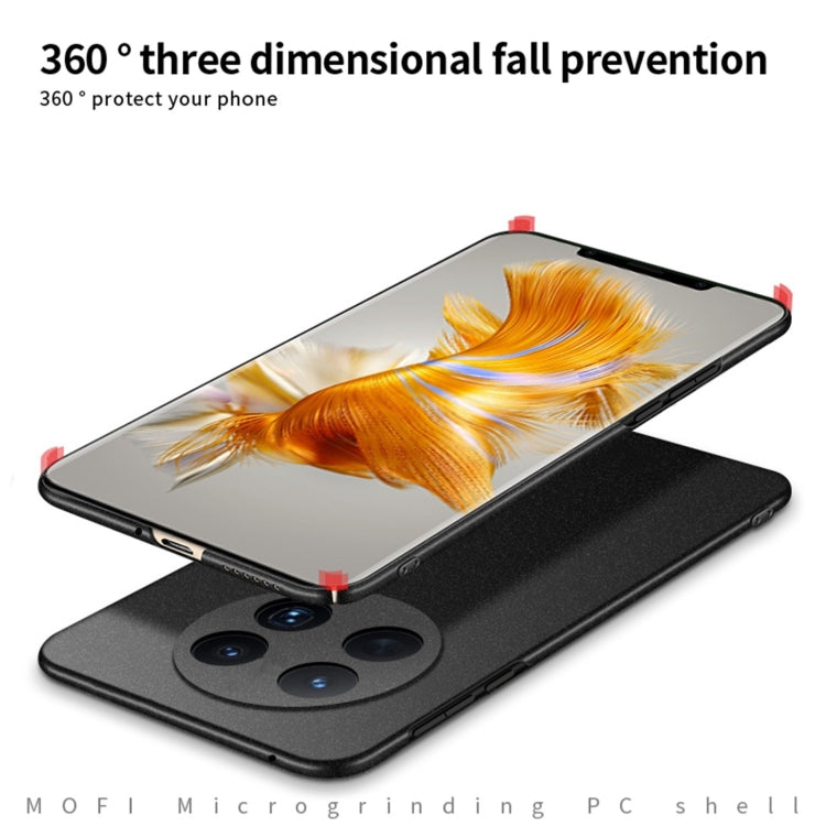 For Huawei Enjoy 60X MOFI Fandun Series Frosted PC Ultra-thin All-inclusive Phone Case(Gray)