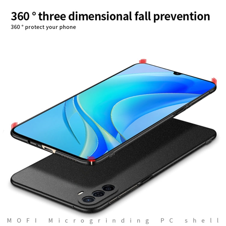 For Huawei Enjoy 50 / nova Y70 Plus MOFI Fandun Series Frosted PC Ultra-thin All-inclusive Phone Case(Gray) - Huawei Cases by MOFI | Online Shopping South Africa | PMC TechLife | Buy Now Pay Later Mobicred