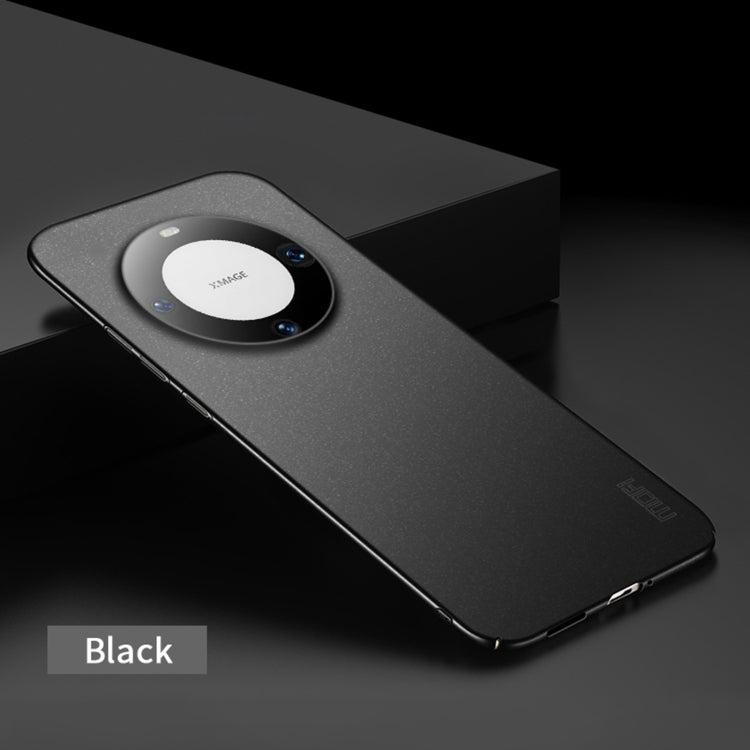 For Huawei Mate 60 Pro MOFI Fandun Series Frosted PC Ultra-thin All-inclusive Phone Case(Black) - Huawei Cases by MOFI | Online Shopping South Africa | PMC TechLife | Buy Now Pay Later Mobicred
