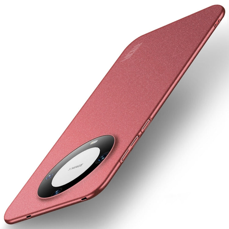 For Huawei Mate 60 Pro MOFI Fandun Series Frosted PC Ultra-thin All-inclusive Phone Case(Red) - Huawei Cases by MOFI | Online Shopping South Africa | PMC TechLife | Buy Now Pay Later Mobicred