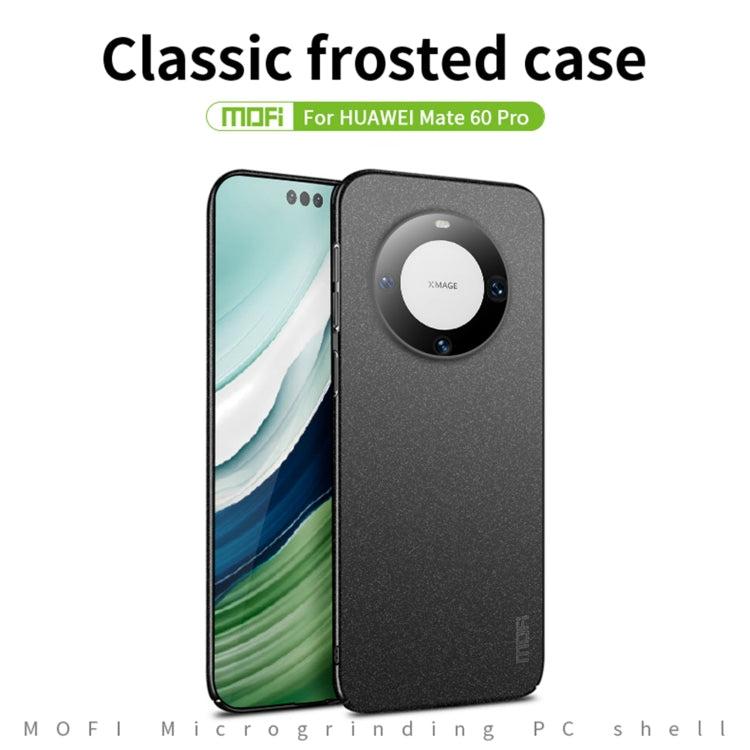 For Huawei Mate 60 Pro MOFI Fandun Series Frosted PC Ultra-thin All-inclusive Phone Case(Red) - Huawei Cases by MOFI | Online Shopping South Africa | PMC TechLife | Buy Now Pay Later Mobicred