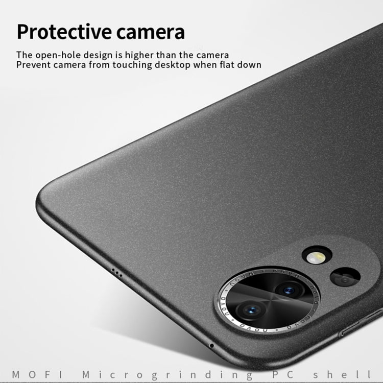 For Huawei nova 12 Pro / 12 Ultra MOFI Fandun Series Frosted PC Ultra-thin All-inclusive Phone Case(Gray) - Huawei Cases by MOFI | Online Shopping South Africa | PMC TechLife | Buy Now Pay Later Mobicred
